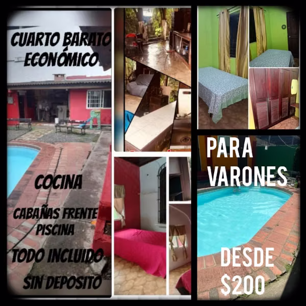 Se alquila amplio cuarto solo para varones mayores de 34 años en la ciudad de Panamá