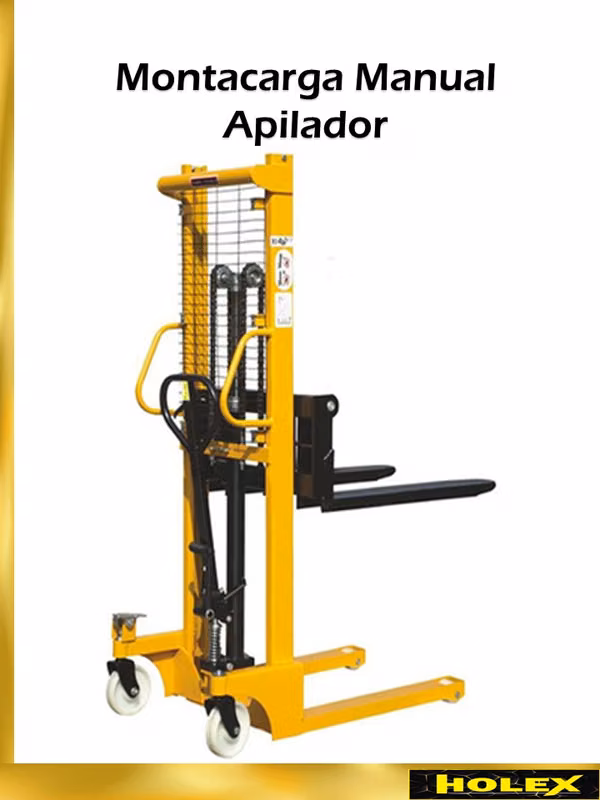 apilador manual montacarga manual apiladores montacargas estibador