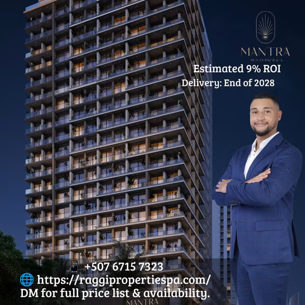 Preserve Your Cash - 50% Financing - 124; 9% ROI in Punta Pacífica