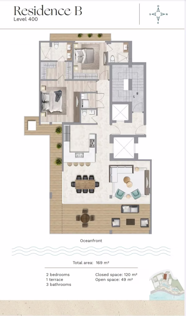 PUNTA PACIFICA ISLANDS 2 to 3 bedrooms 2.5 bathrooms Immediate delivery and under construction