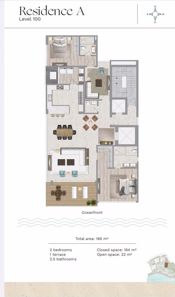 PUNTA PACIFICA ISLANDS 2 to 3 bedrooms 2.5 bathrooms Immediate delivery and under construction