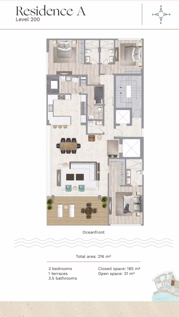 PUNTA PACIFICA ISLANDS 2 to 3 bedrooms 2.5 bathrooms Immediate delivery and under construction