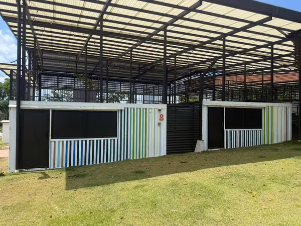 Commercial place in sports square