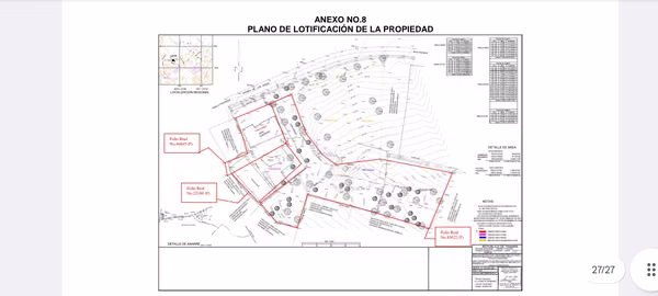 Land is sold in Calle Los Caobos Las Sumbres