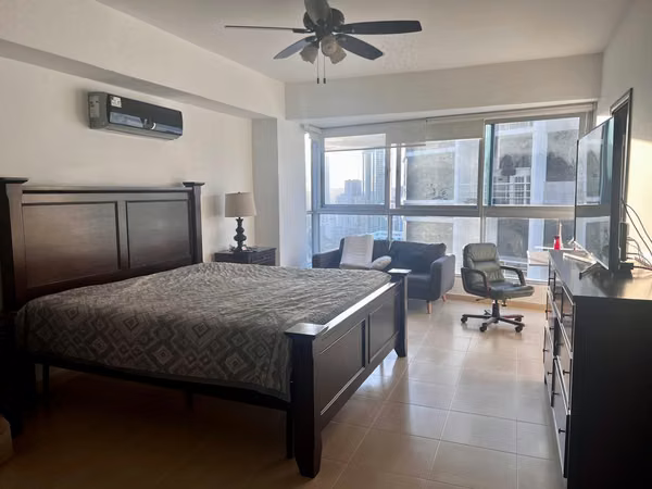 APARTMENT LARGE BAY TOWER 2 BEDROOMS 145 MTS FULL FURNISHED