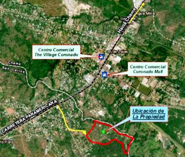 Land for sale in Punta Barco beach area