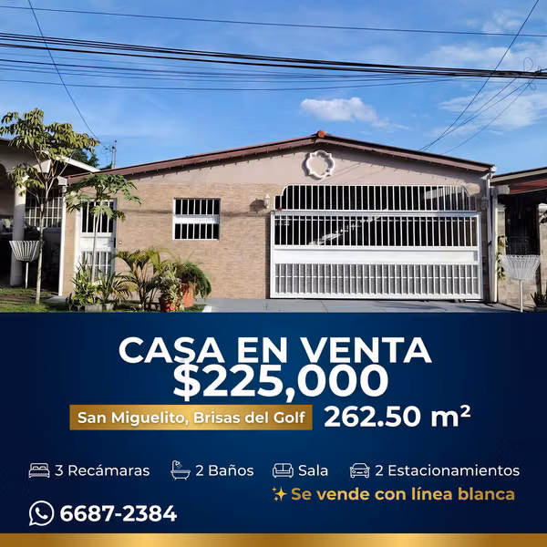 House for Sale – Brisas del Golf | Mountain View & Fully Equipped
