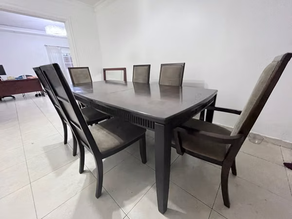 US $40.00 SPECTACULAR DINING ROOM OF 6 PLACES, BIG!!!