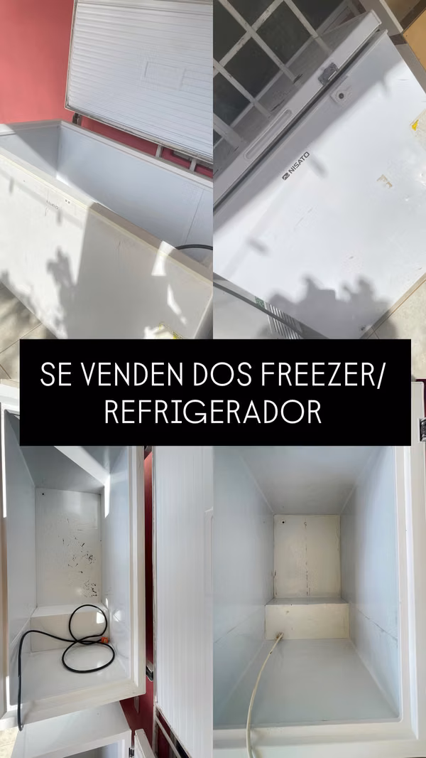 TWO FREEZER / REFRIGERATOR SOLD