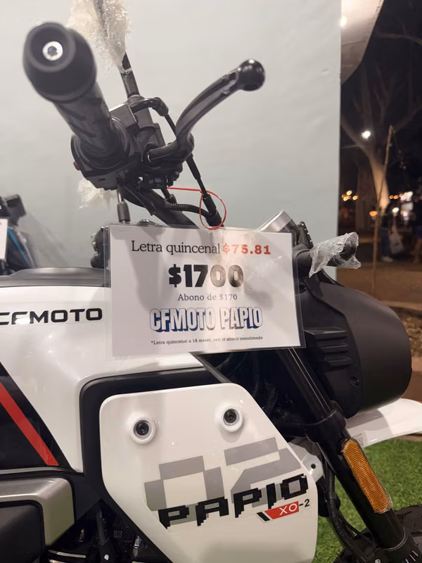 CF MOTO PAPIO125cc, OFERTAS FERIA DE AZUERO