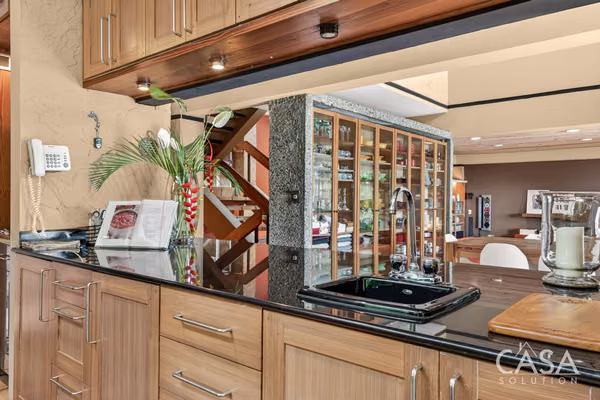 Architect-Designed Bioclimatic Home with Private Office Suite for Sale in Dos Mares, Panama City