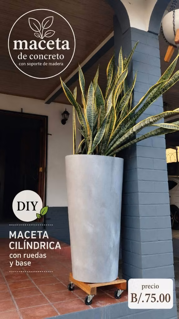 Maceteros de concreto