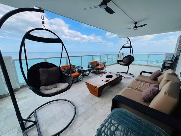APARTMENT FOR RENT IN PUNTA PACIFICA, 517M2, 4 BEDROOMS, SEMI-FURNISHED.