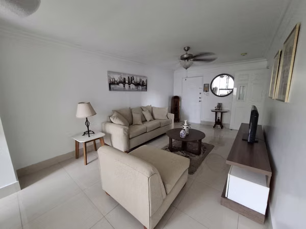 Rental apto. furnished El Crajo, Close to. Metro V. Argentina.