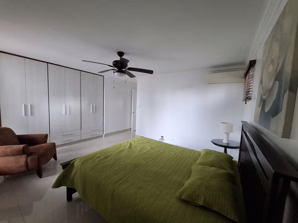 Rental apto. furnished El Crajo, Close to. Metro V. Argentina.
