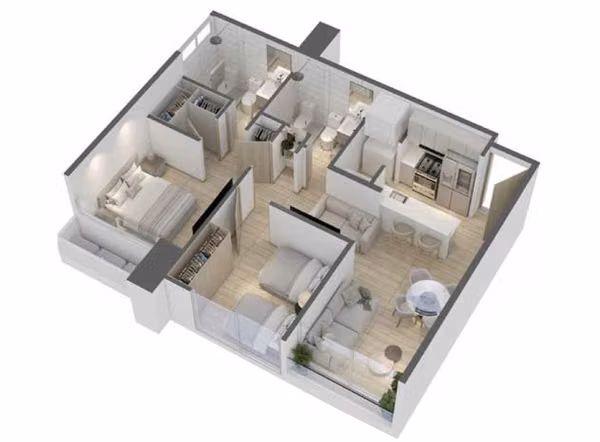 Venta de apartamento en Edison Park Proyecto Edison Gardens