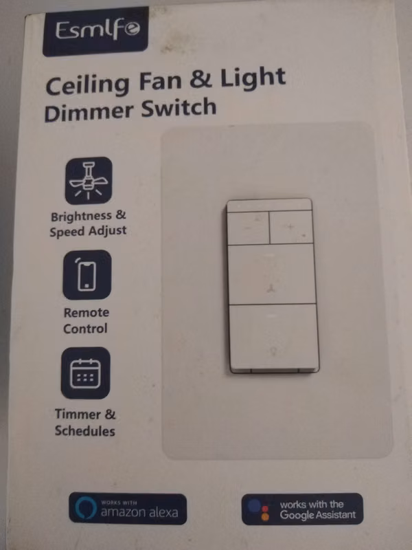 Cámaras, Smarth Wifi Plug Slim KASA, y Dimmer Fan AND light