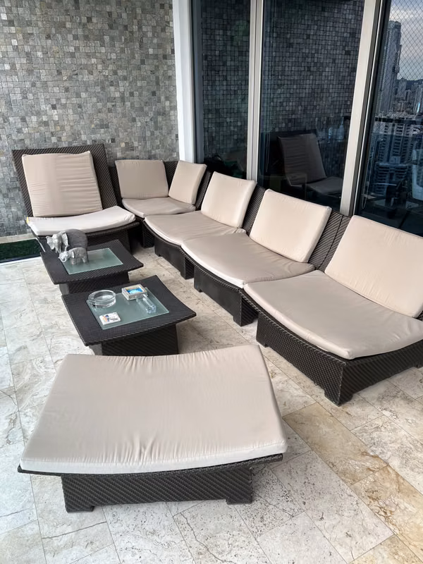 JUEGO DE TERRAZA/BALCON COMPLETO