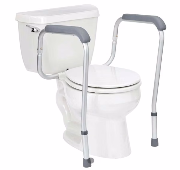 Soporte de seguridad para inodoro para adultos mayores