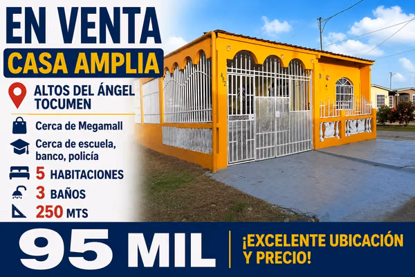 Your new home awaits you in Altos del Ángel, Tocumen!