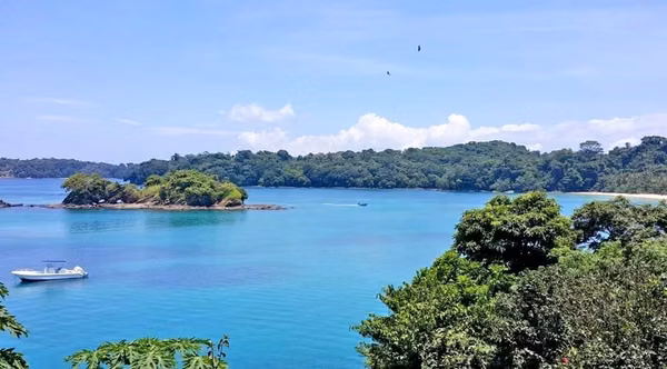 Se Vende Terreno frente al Mar en Isla Saboga