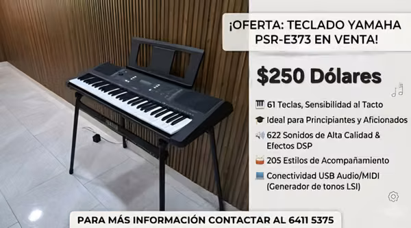 Yamaha Keyboard + Support included