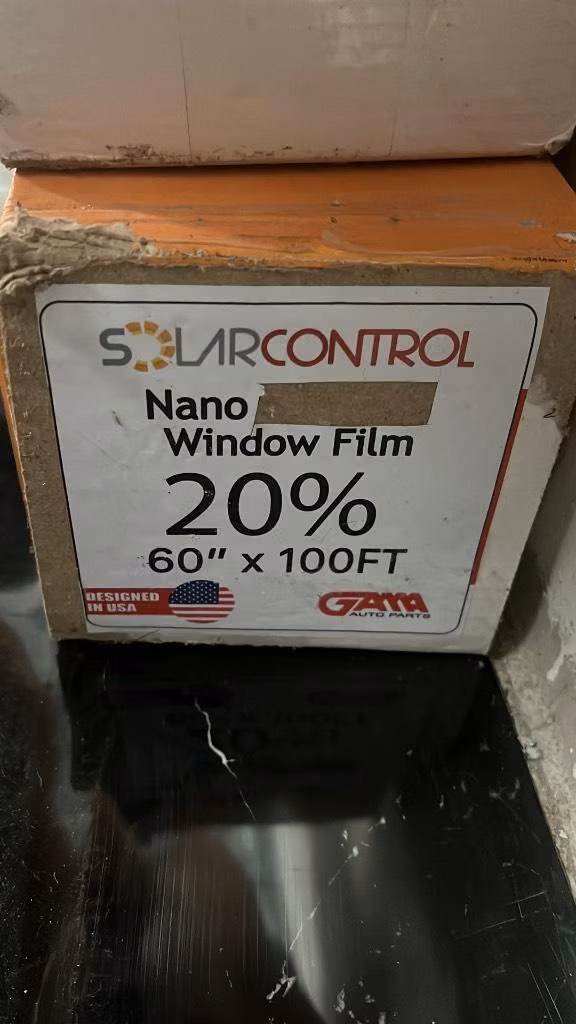 60" X 100FT Carbon Nano Rollo NUEVO SOLARCONTROL
