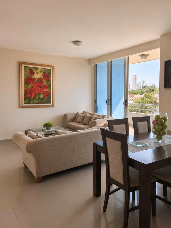 Apartamento Amoblado | PH Macedonia Towers | 2 Recámaras | Frente al Metro El Ingenio