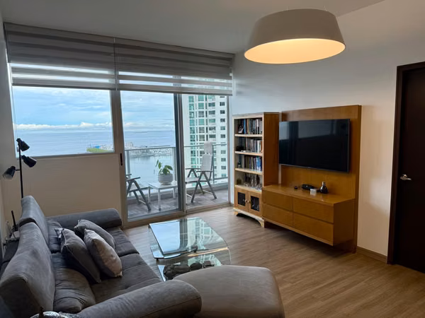 Apartment for rent furnished in Av Balboa 3 rec 2 bathrooms