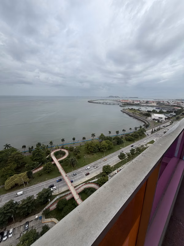 FOR RENT ALQUILER APARTAMENTO AMOBLADO VISTA AL MAR AVENIDA BALBOA