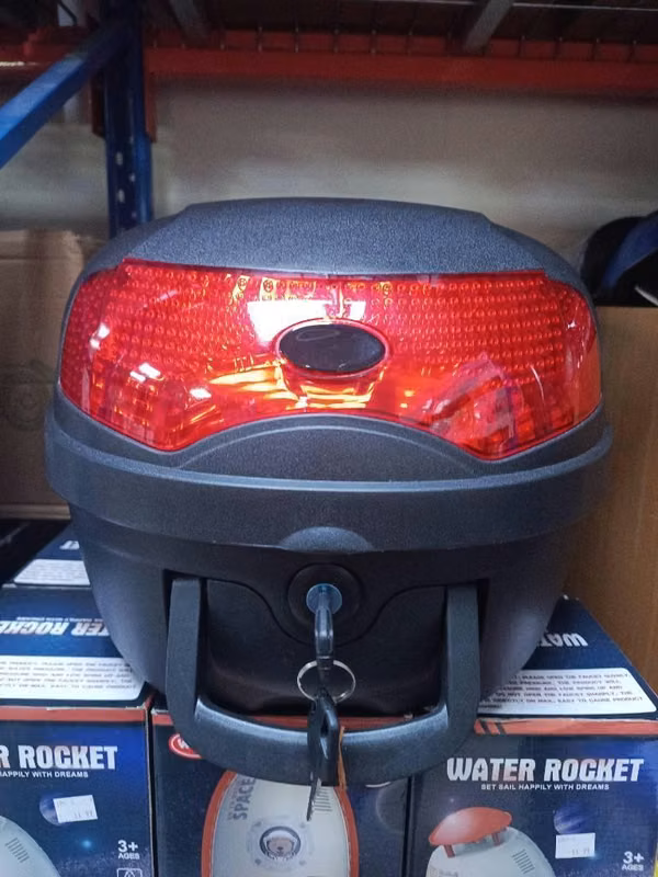 Baul 35L de moto con llave maleta maletero cajón de motocicleta