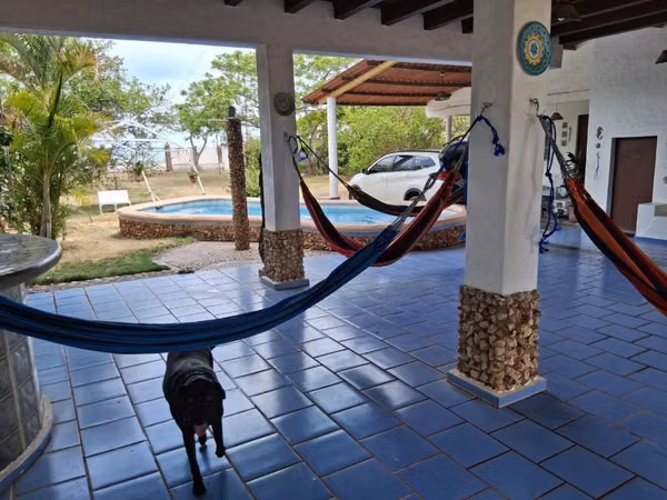Ganga is sold beach house Gorgona 350,000 the beach is in front