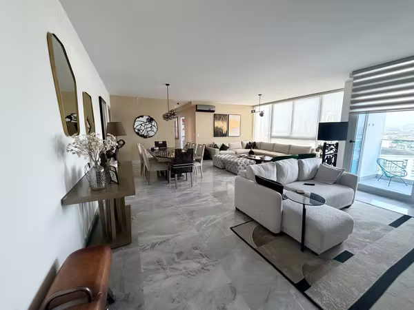 Elegante y moderno apartamento amoblado para alquiler en Santa Maria