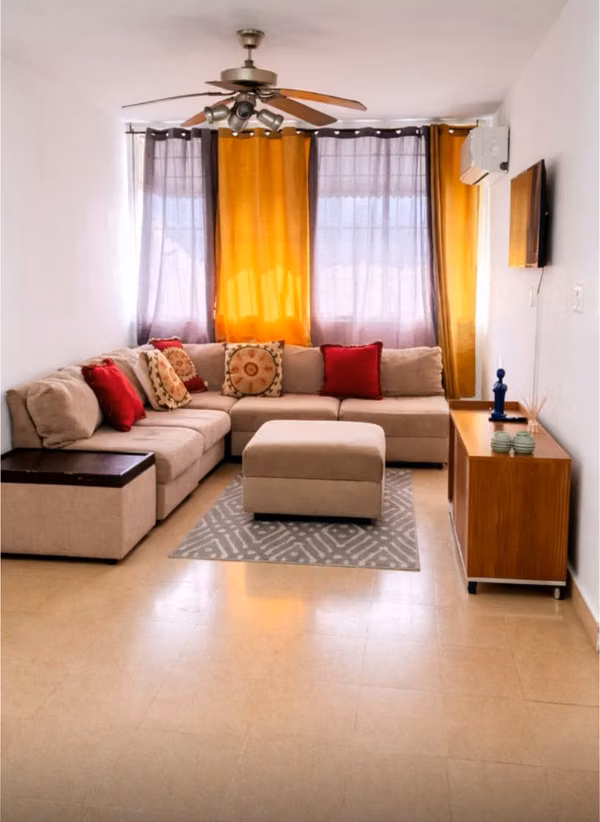 THE APARTMENT IS RENTED FURNISHED IN THE LOCERIA.