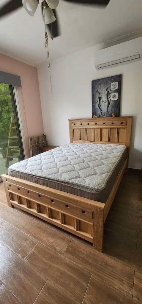 Cama sevilla en roble nueva calidad