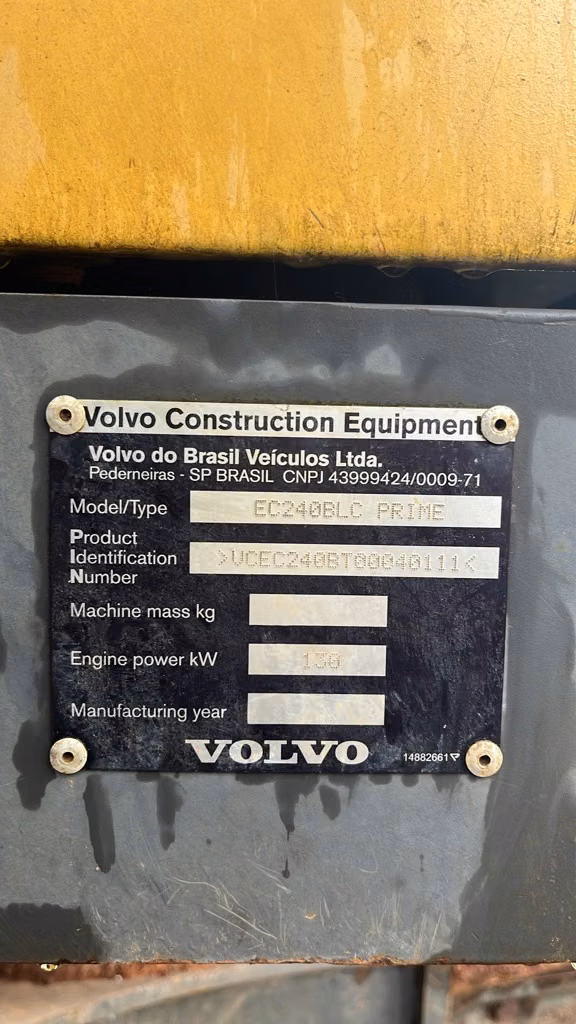 VOLVO EC240BLC Prime 2015