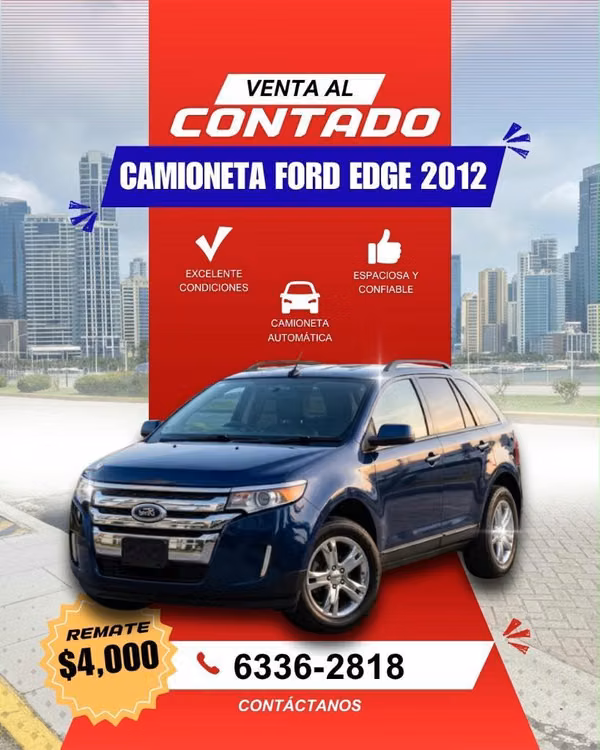 FORD EDGE CAMIONETA $4K