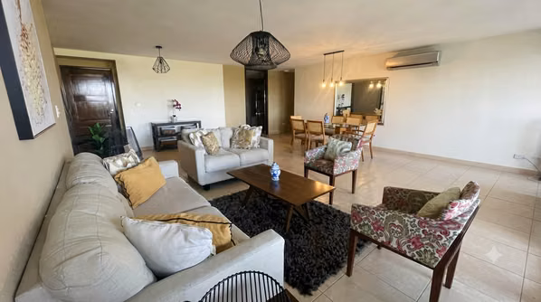 Furnished 3 Bedrooms Apartment for Rent in Costa del Este