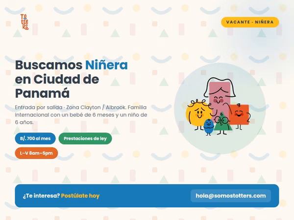 Niñera de entrada por salida