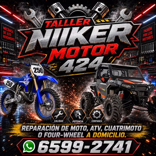 A DOMICILIO REPARACIÓN MANTENIMIENTO MOTO ATV CUATRIMOTO O FOUR-WHEEL