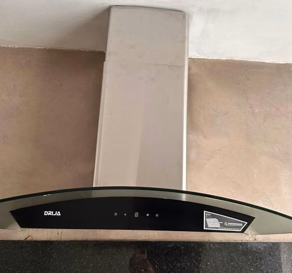 76 cm steel DRIJA Extractor Bell with Panel Touch - As New