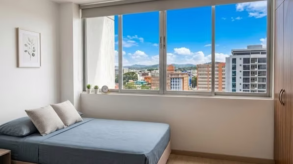 Apartment for rent in Bella Vista near Balboa Avenue. Balcony with ocean view.