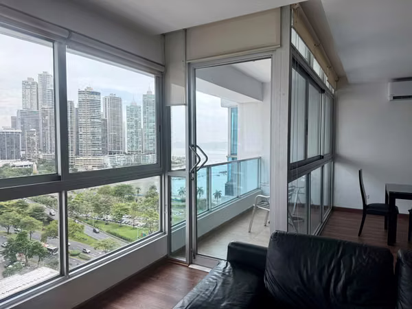 APARTAMENTO AV BALBOA FULL AMOBLADO 1 REC AREA SOCIAL GYM BALCON