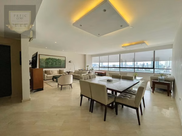 Luxury Furnished Apartment for Rent in Paitilla | 333 m² with Spectacular Ocean Views