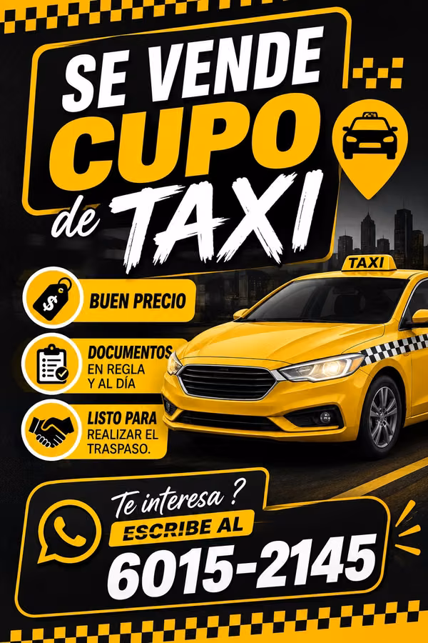 CUPO DE TAXI (PANAMA)