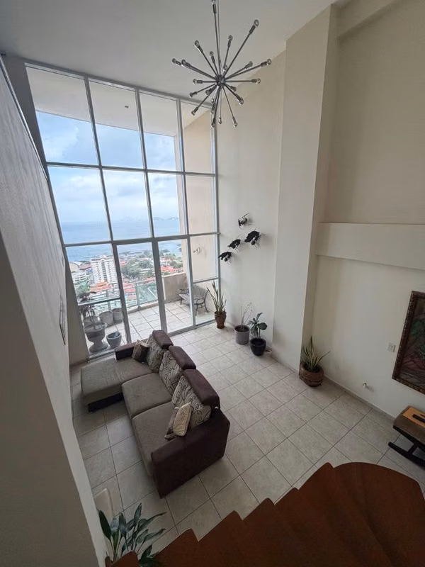 FOR RENT ALQUILER APARTAMENTO DUPLEX EN PUNTA PACÍFICA AMOBLADO O LÍNEA BLANCA