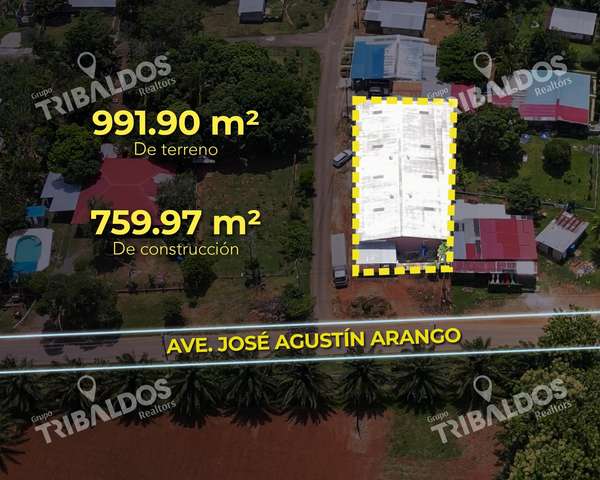 Warehouse for sale on José Agustín Arango Avenue