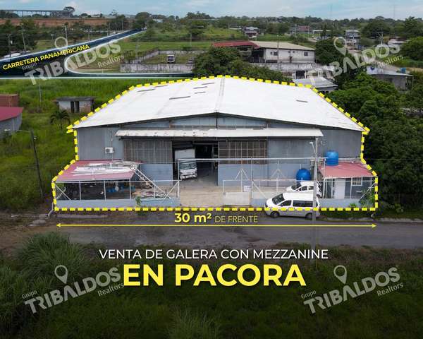 Warehouse with mezzanine for sale in Pacora