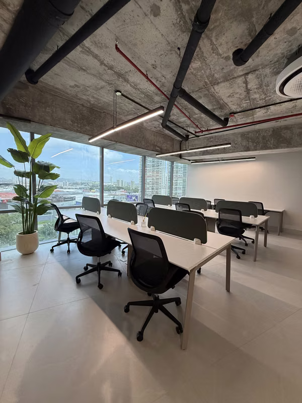 Furnished Commercial Office of 165 m² – Financial Park, Costa del Este