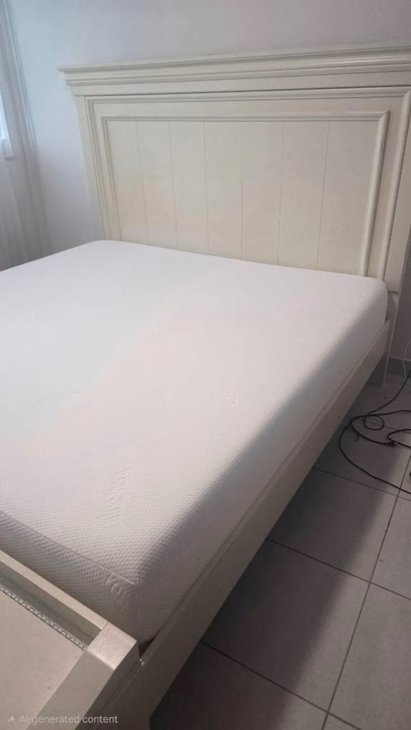 King Bed: Frame, Storage Trunk, Nuba Mattress + Topper